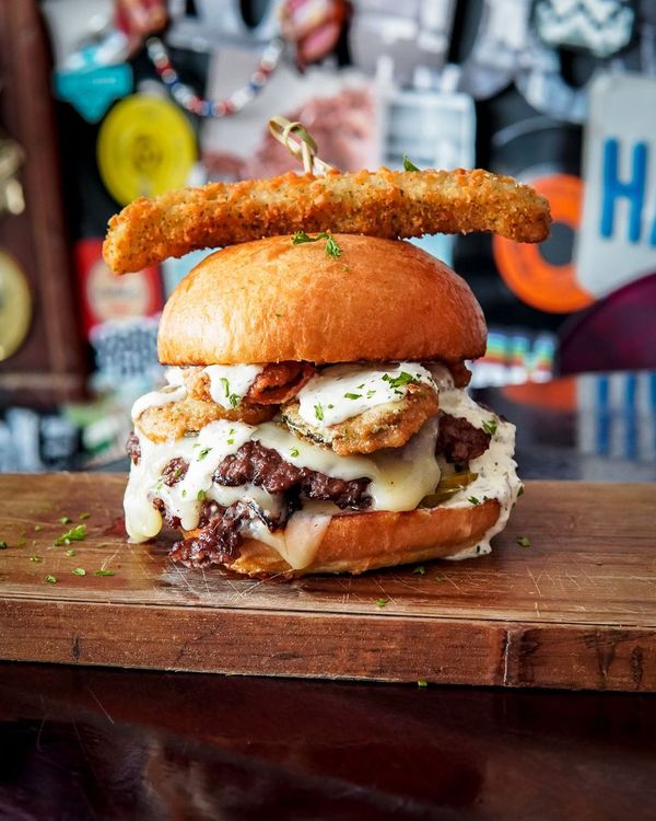 Dill Pickle Burger (September Burger of the Month)