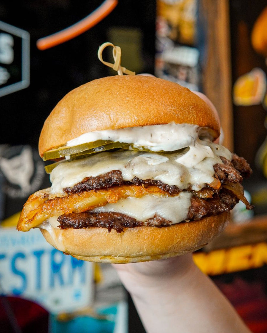 Fried Mac Smash Burger (May Burger of the Month)