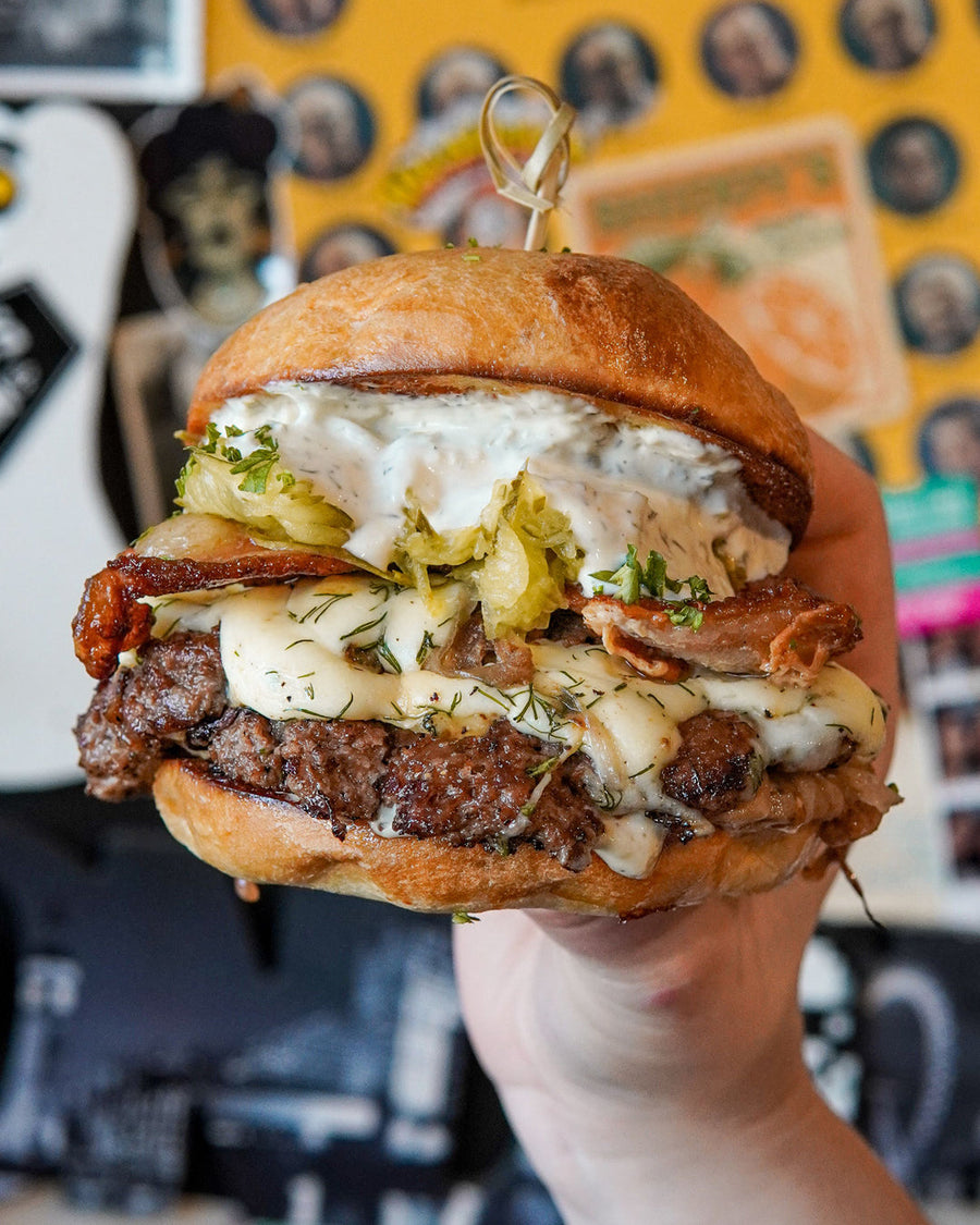 Dill Bacon Smash (February Burger of the Month)