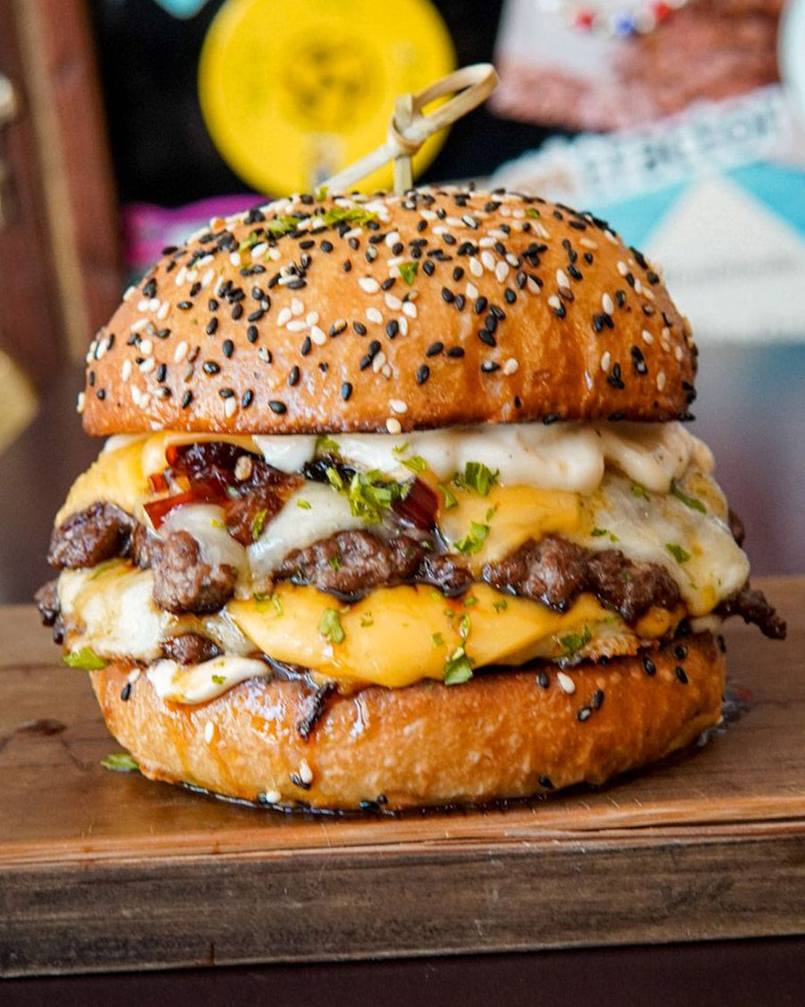 Chili Bacon Jam Smash (July Burger of the Month)