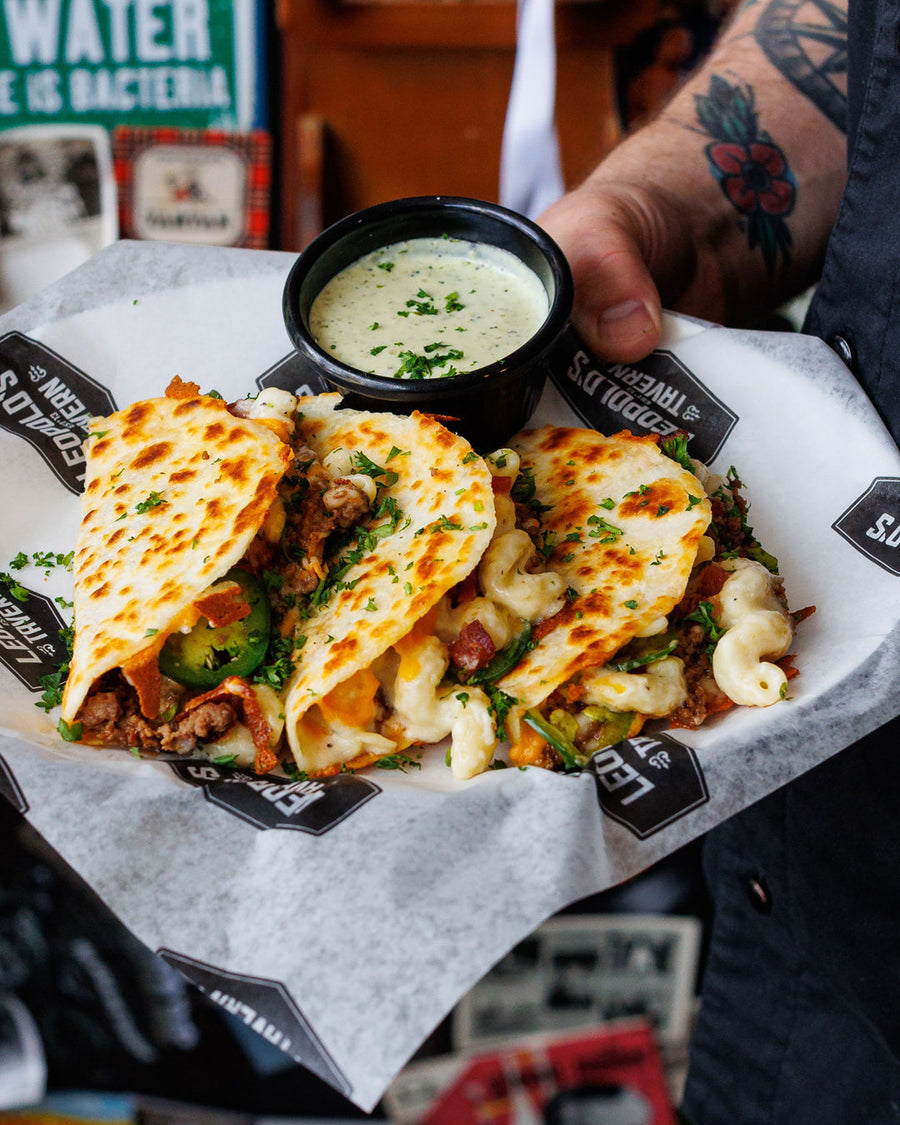Bacon Jalapeño Mac & Cheese Taco (August TNT Feature)
