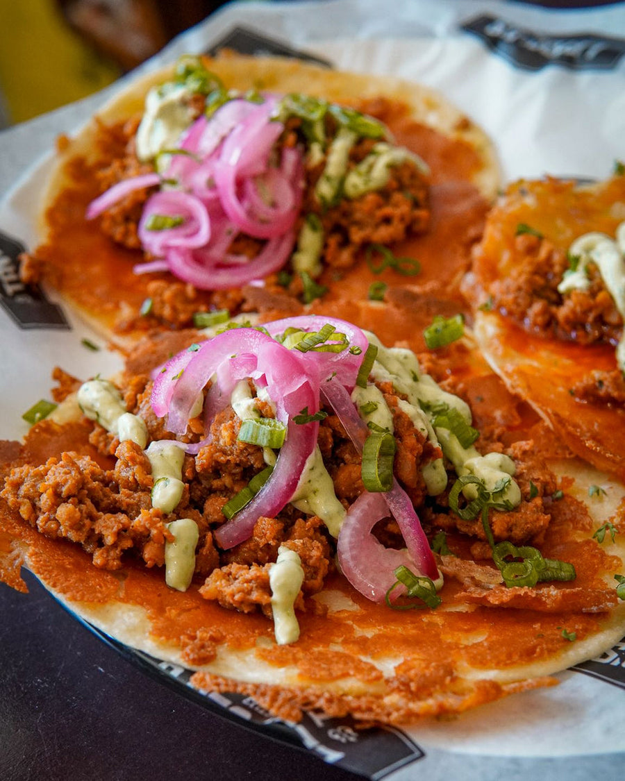 Crispy Cheese Chorizo Tacos (January TNT Feature)