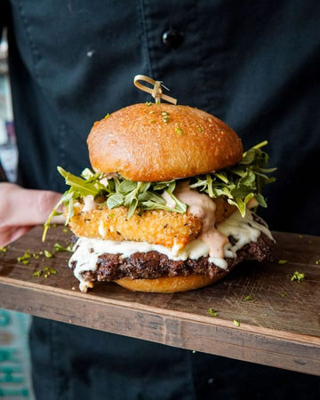 Mega Mozza Burger (October Burger of the Month)