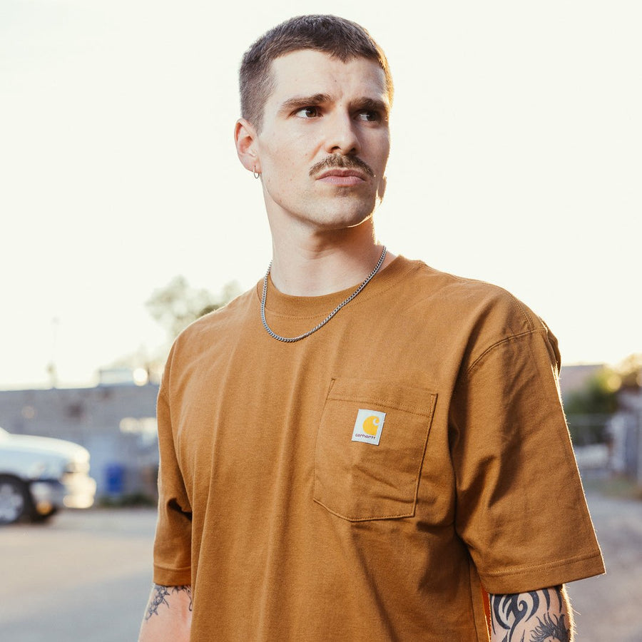 Carhartt Oversized Pocket Tee (Brown)