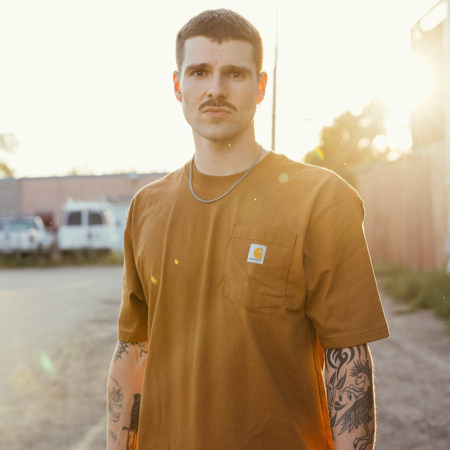 Carhartt Oversized Pocket Tee (Brown)