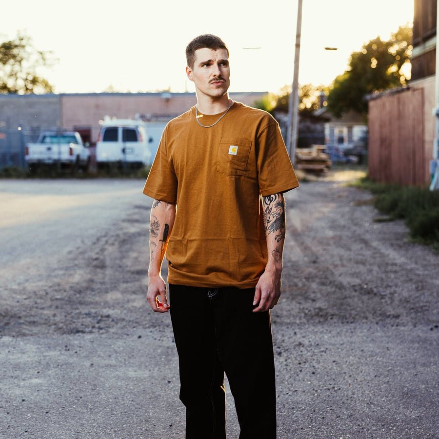 Carhartt Oversized Pocket Tee (Brown)